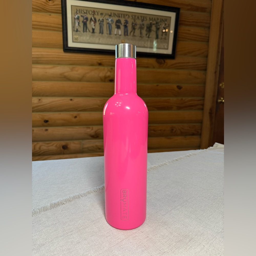 NEON PINK Brumate 25oz WINESULATOR * Insulated Wine Canteen